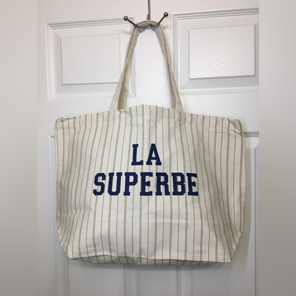 🆕 Sezane La Superbe Canvas Tote - Picture 1 of 3